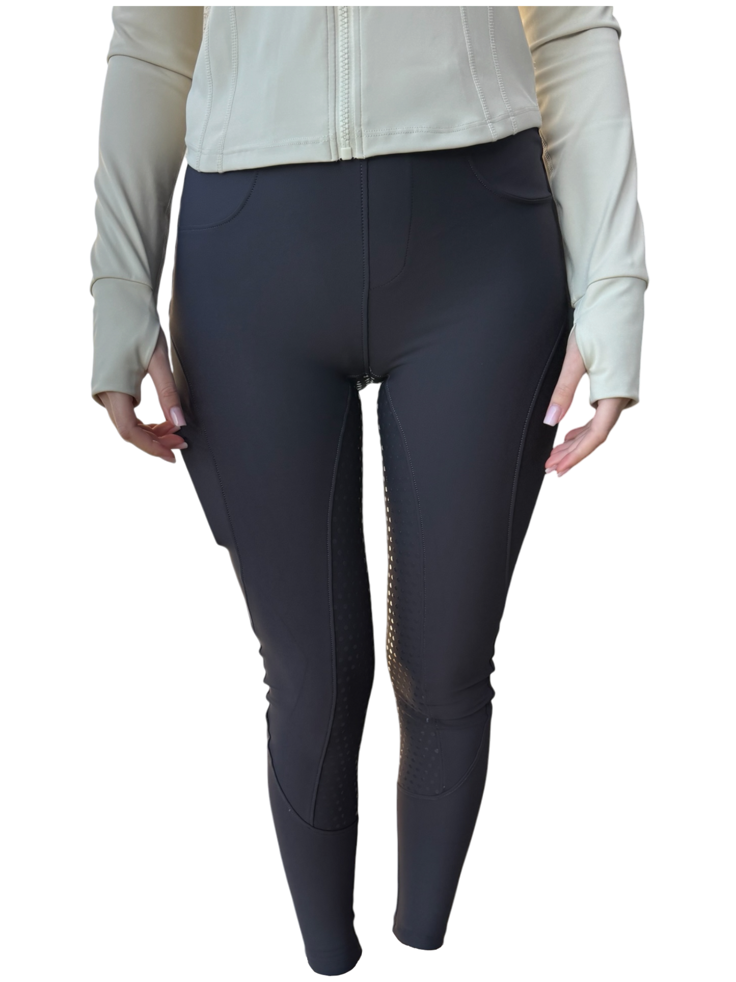 Purple Grey Breeches