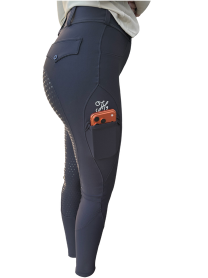 Purple Grey Breeches