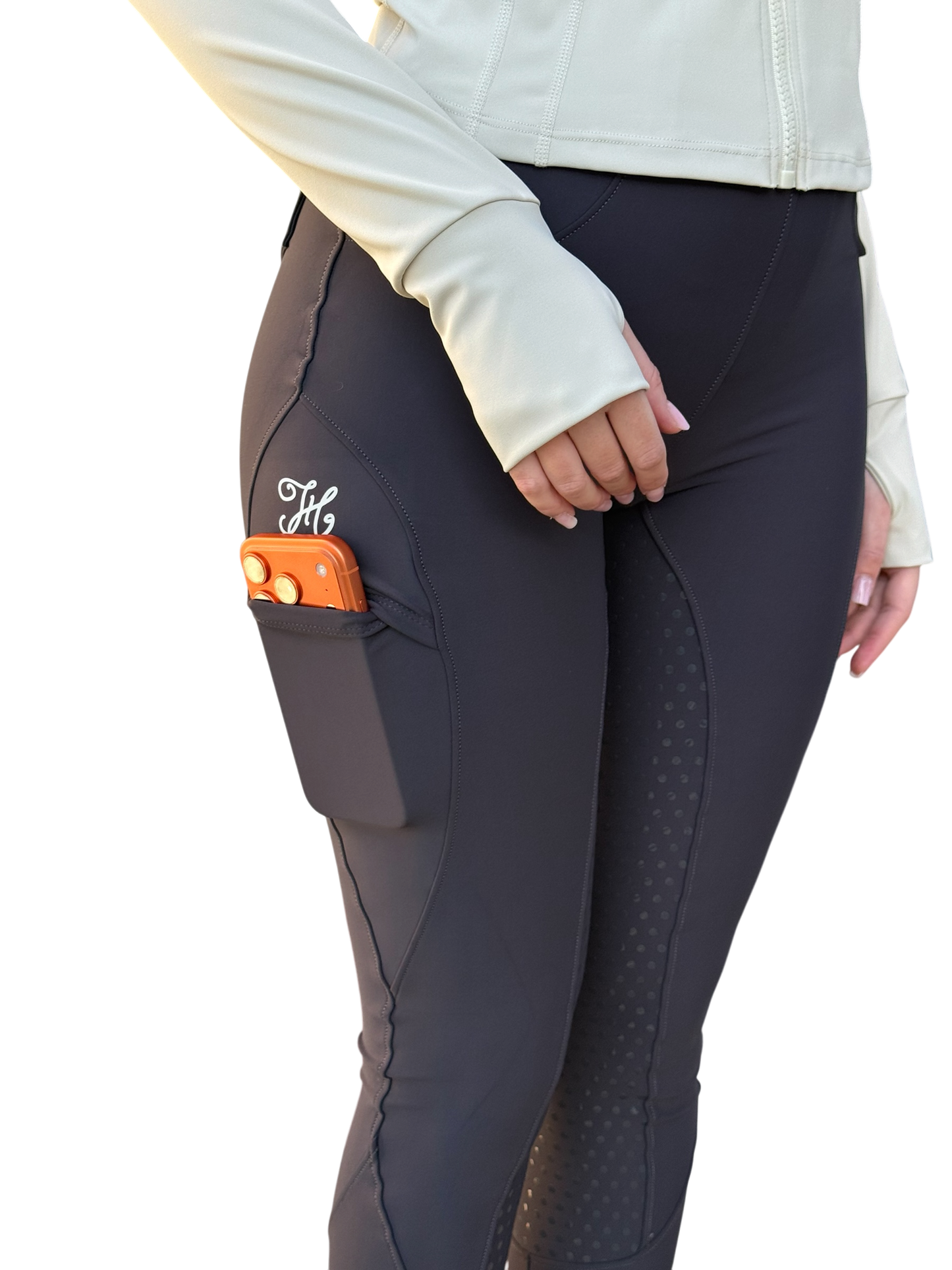 Purple Grey Breeches