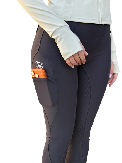 Purple Grey Breeches