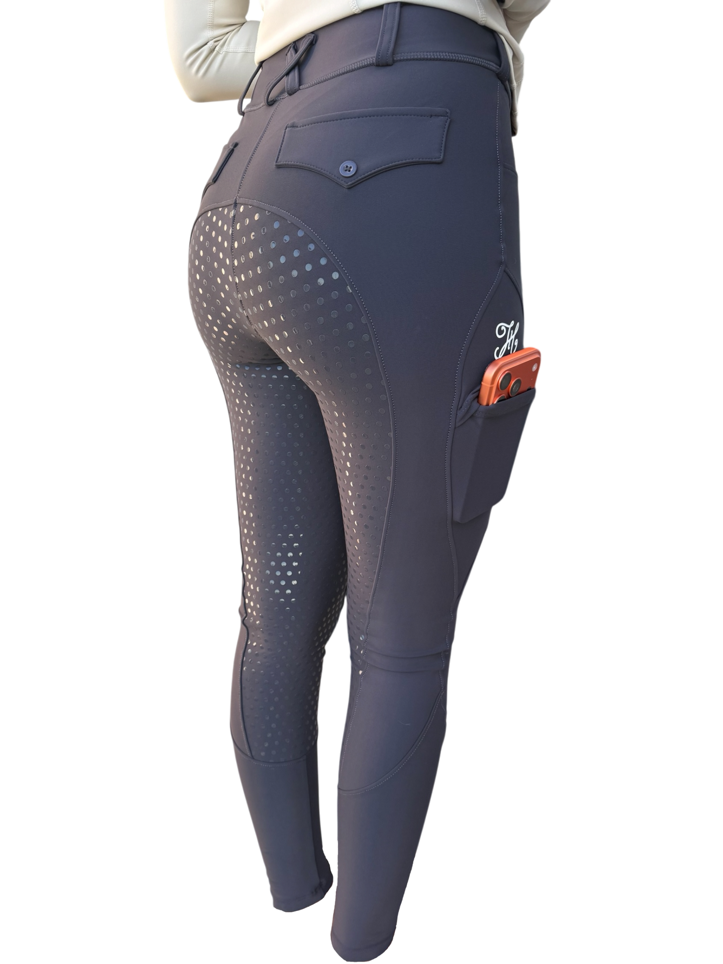 Purple Grey Breeches