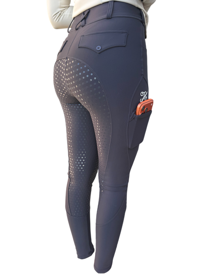 Purple Grey Breeches