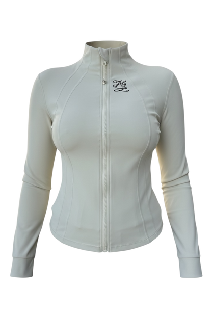Performance Riding Jacket - Nude Grey