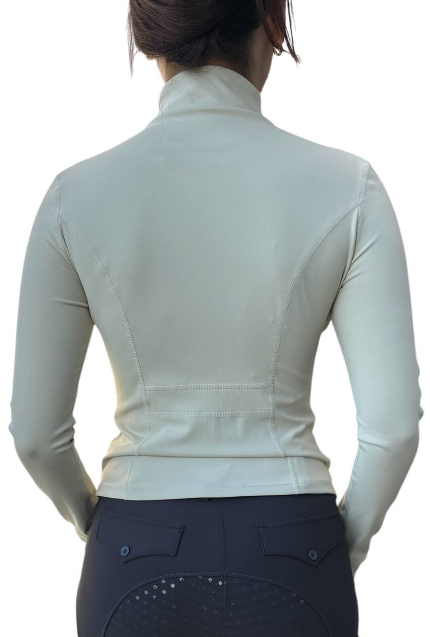 Performance Riding Jacket - Nude Grey