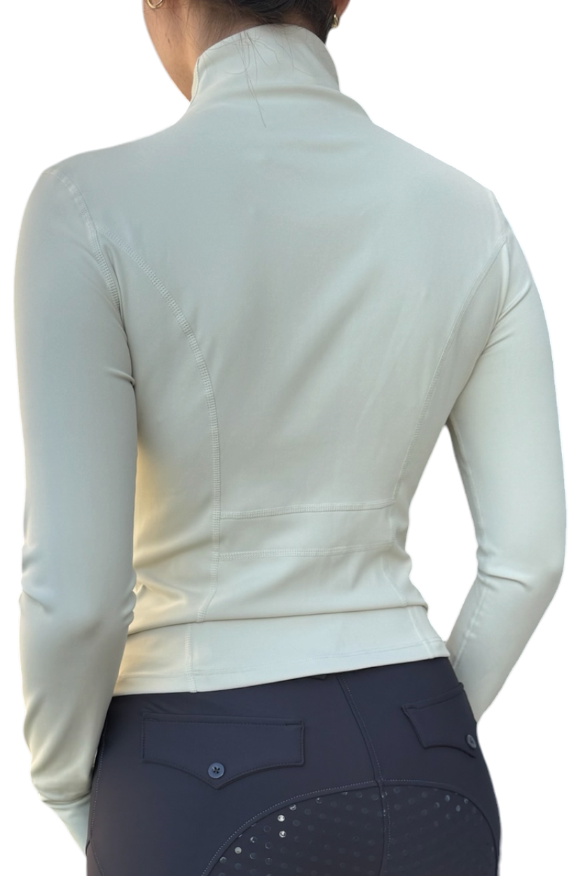 Performance Riding Jacket - Nude Grey