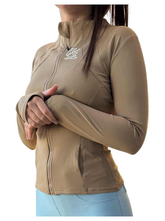 Performance Riding Jacket - Nude Brown