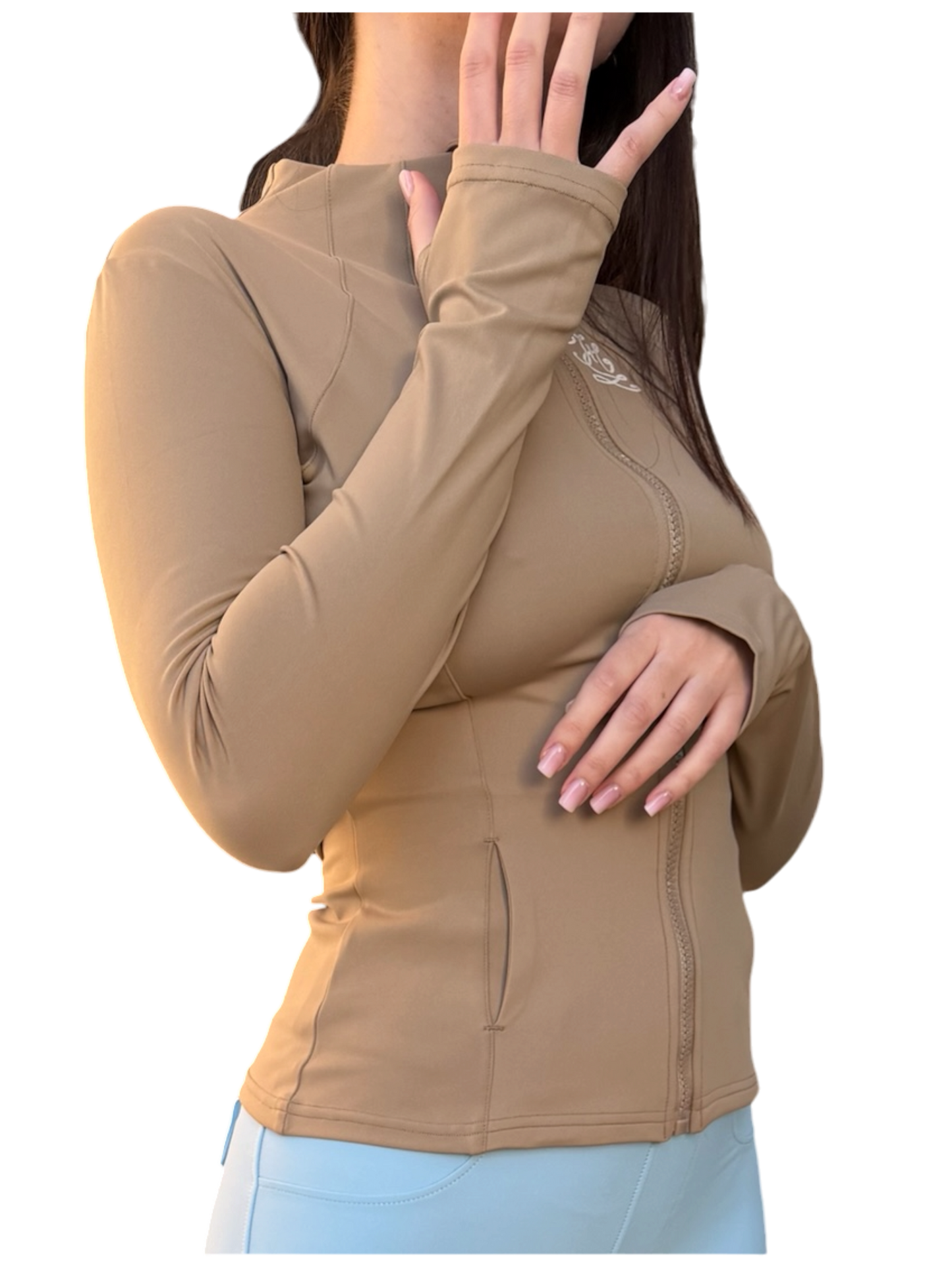 Performance Riding Jacket - Nude Brown