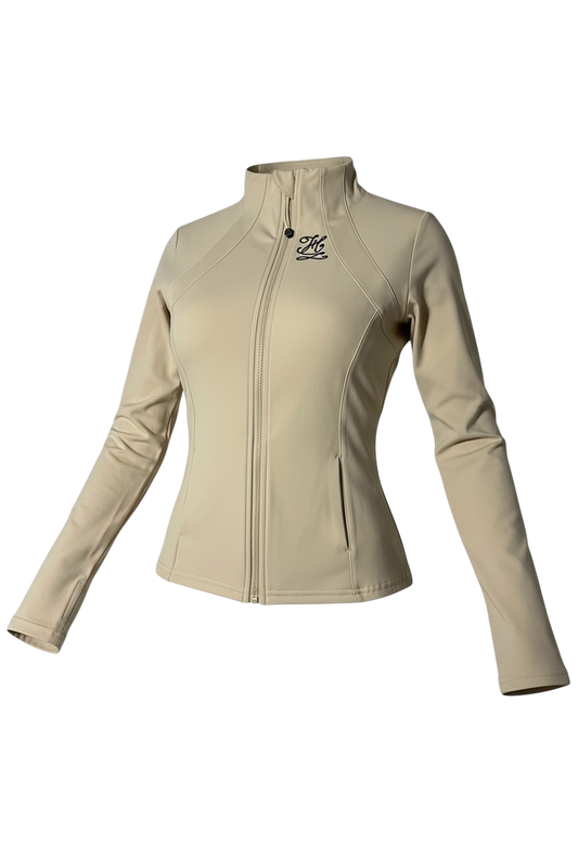 Performance Riding Jacket - Nude Beige